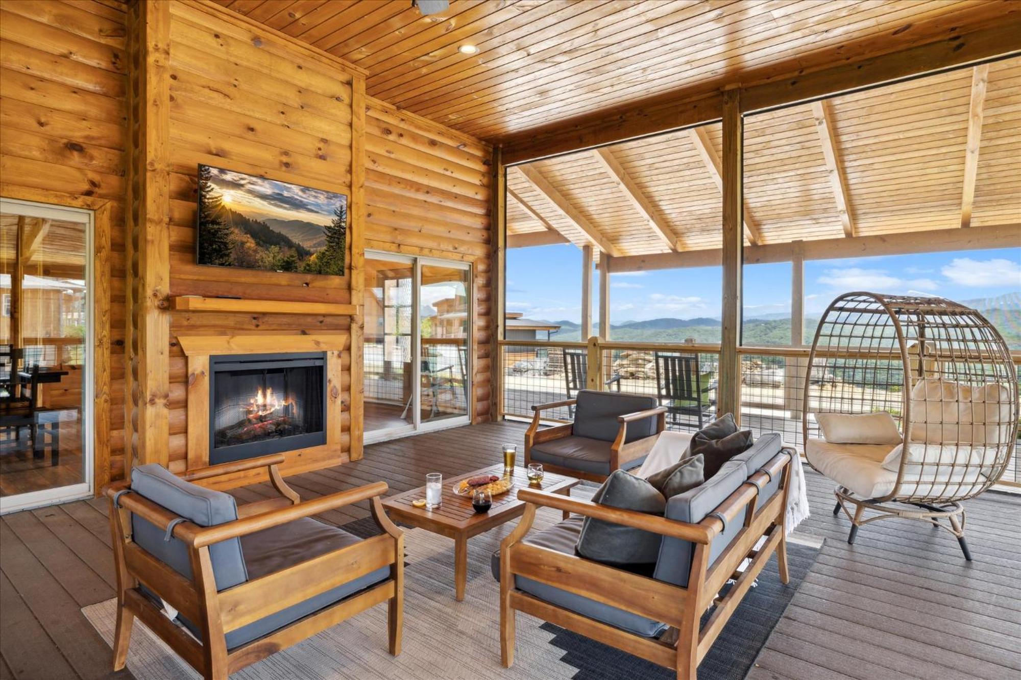 Eaglebend Cabin 세비어빌 외부 사진